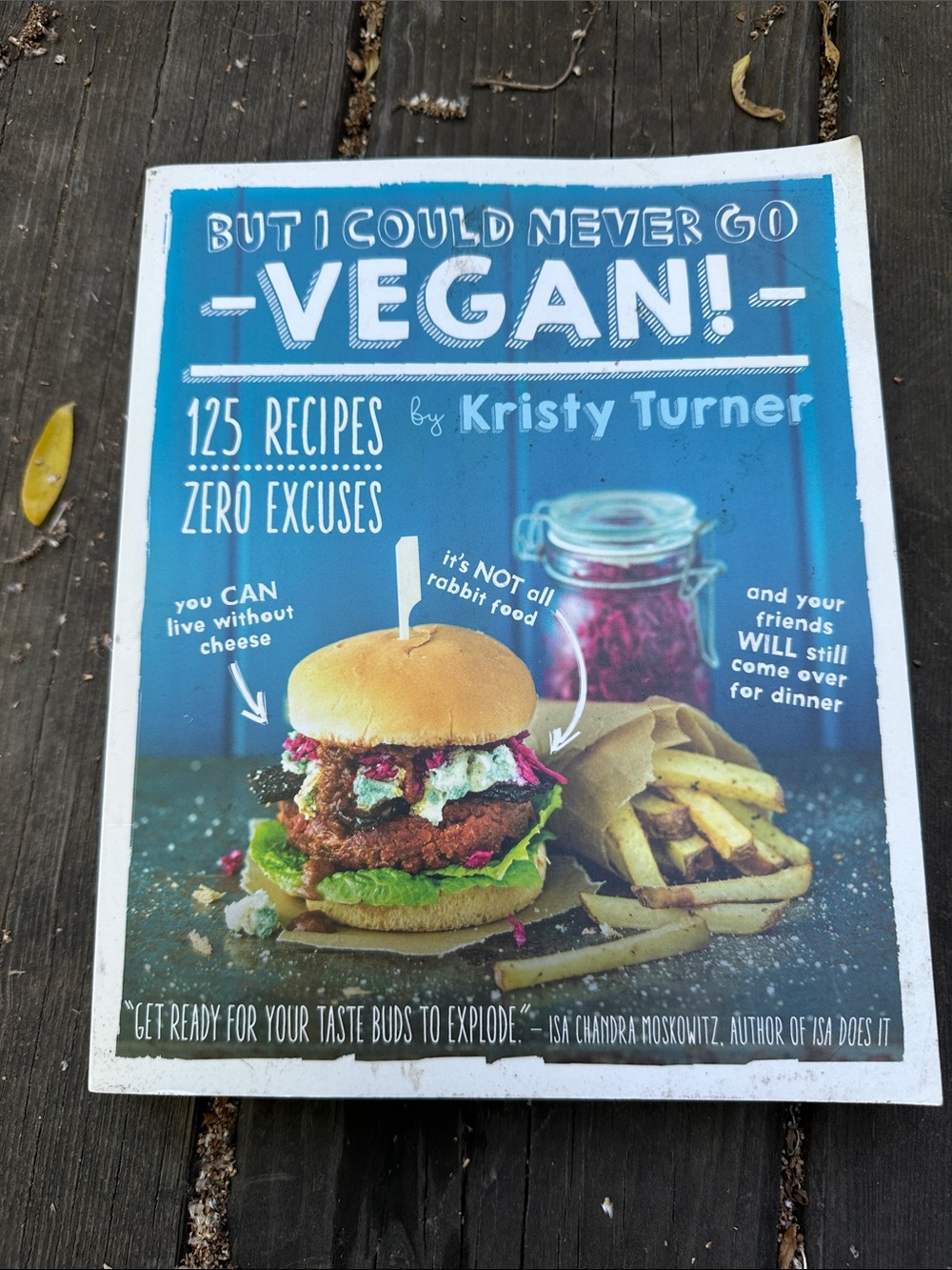 But I Could Never Go Vegan! Cookbook - Teal Cover